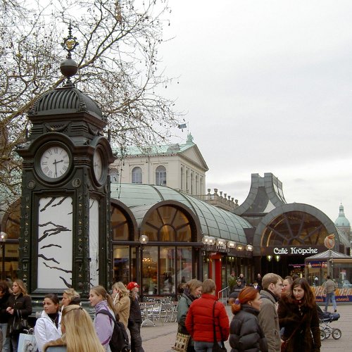 Café Kröpcke & Kröpcke Uhr, December 2004